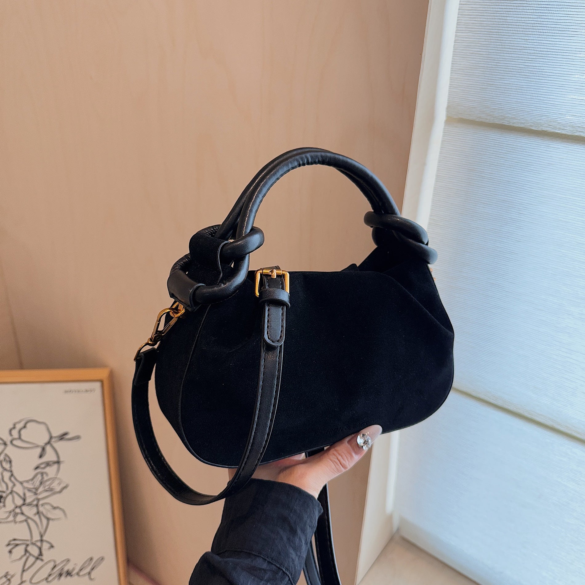 Trendy Retro Hand Women's Bag Korean Style Niche